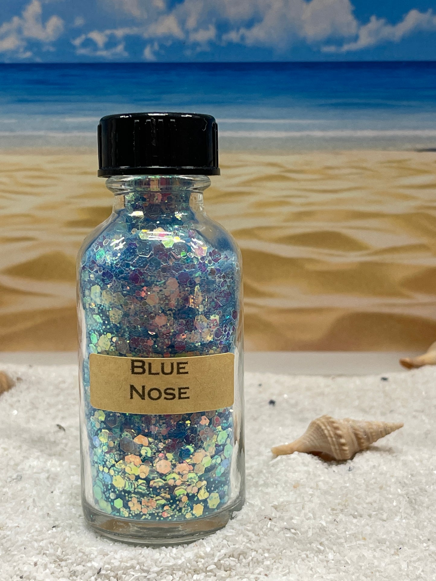 Blue Nose Glitter